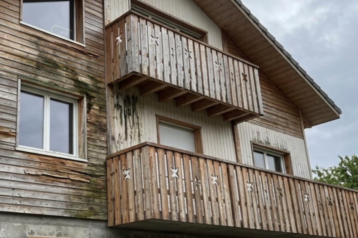 Bardage Maison Vulbens avant 1